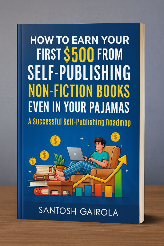 How to earn $500 from non fiction books even in your pajamas