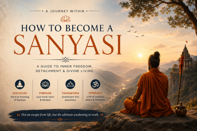 How to become a sanyasi